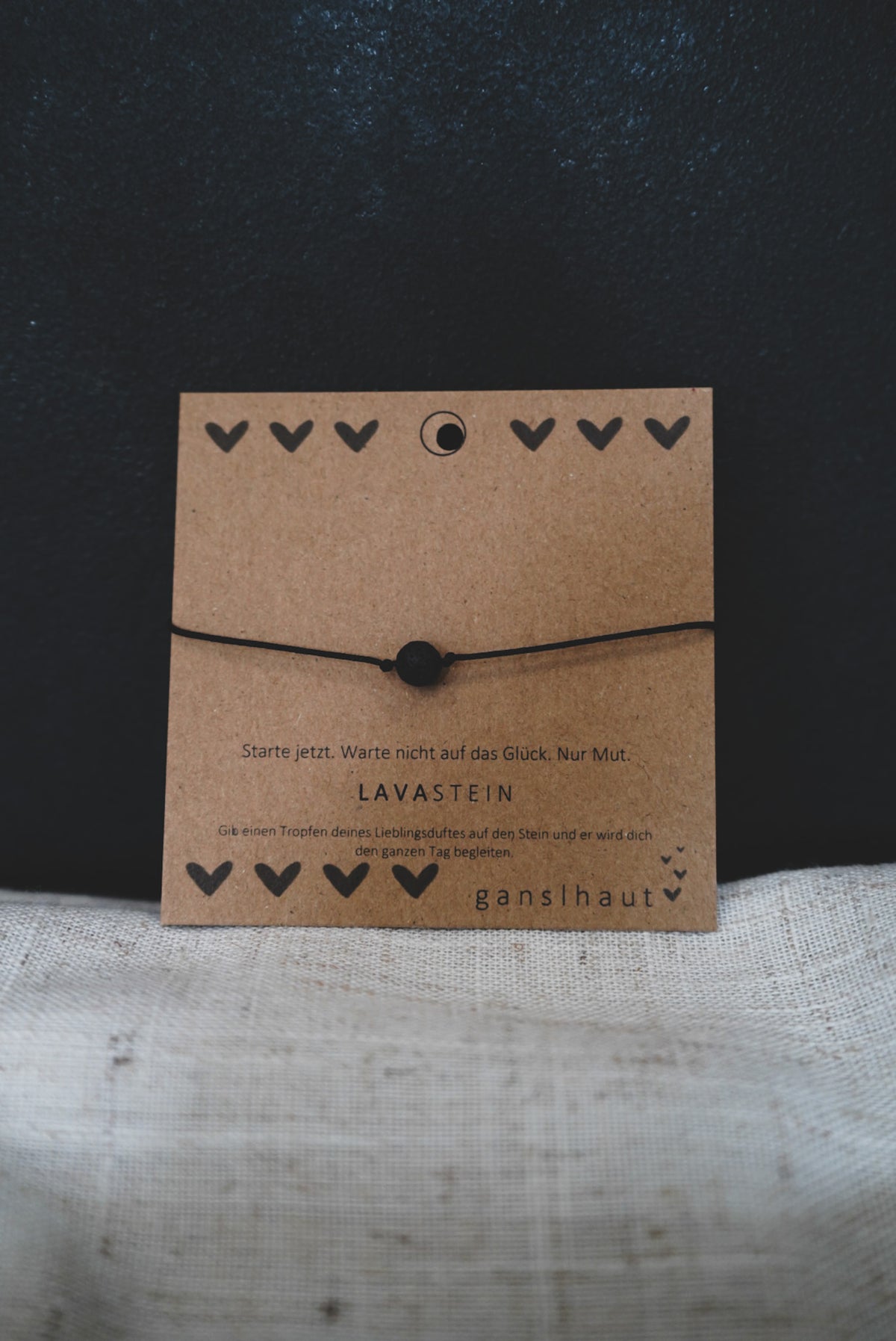Armband Lavastein